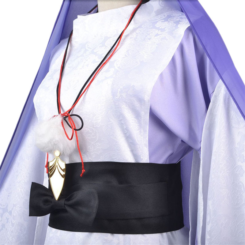 AwwwCos Genshin Impact Kunikuzushi Wanderer Cosplay Costume Suit Dress Robe Halloween Role Play Outfit Uniform Clothes