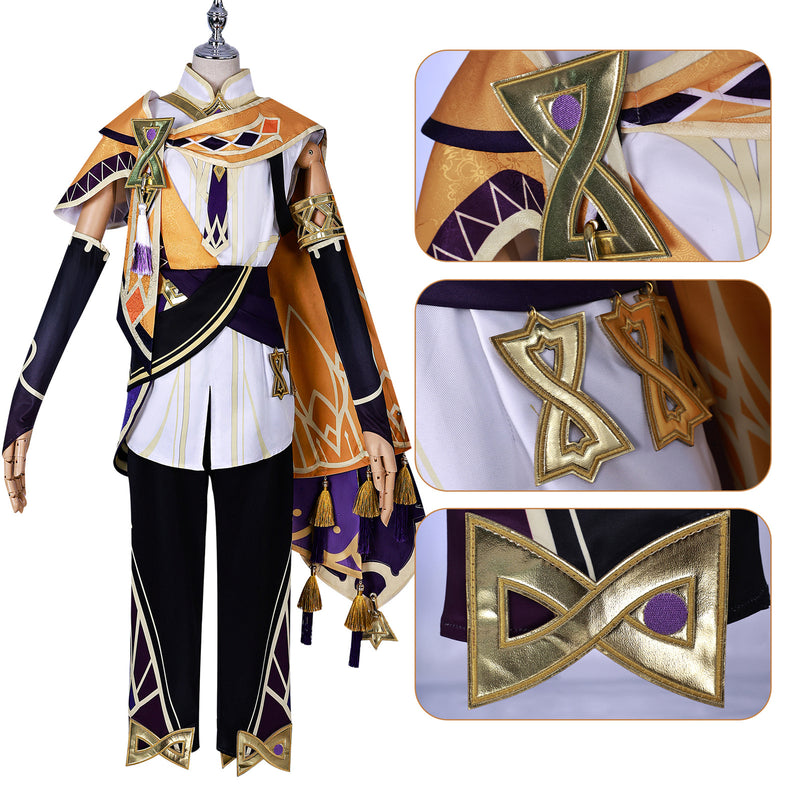 Game Genshin Impact Sethos Cosplay Costume Shoes Wig