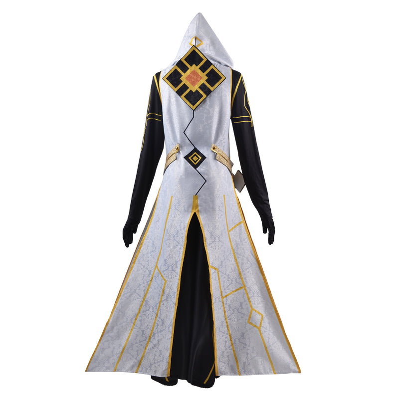 AwwwCos Game Genshin Impact Zhongli Morax Cosplay Costume Dress Robe Halloween Carnival Outfit