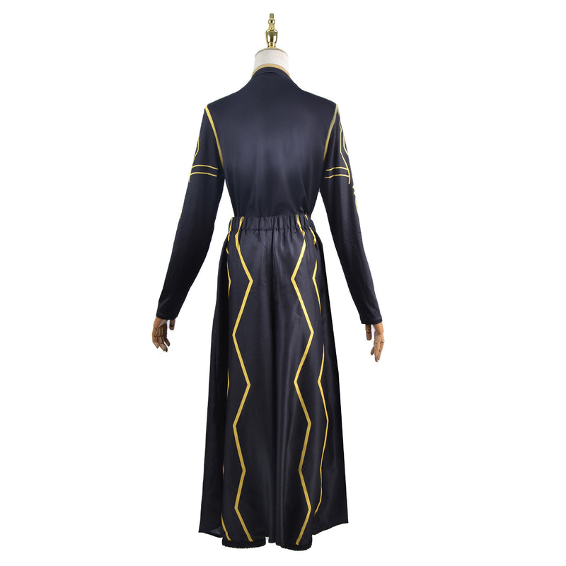 AwwwCos Game Genshin Impact Zhongli Morax Cosplay Costume Dress Robe Halloween Carnival Outfit