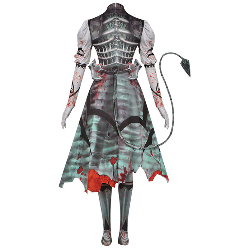 Game Madness Returns Alice Demon Cosplay Costume Women Dress