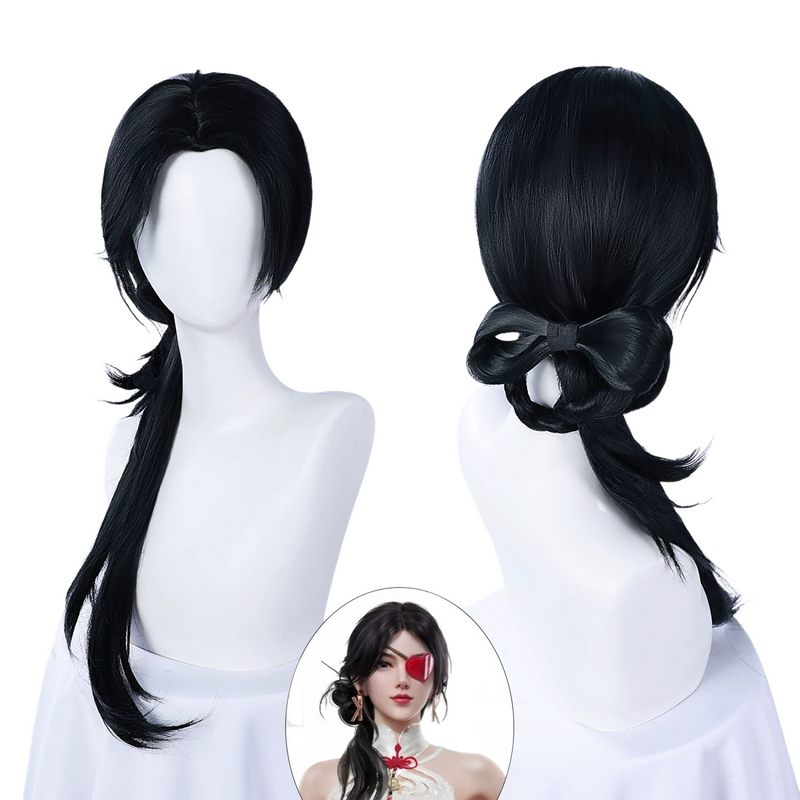 Game Naraka: Bladepoint Valda Cui Cosplay Costume shoes Wig