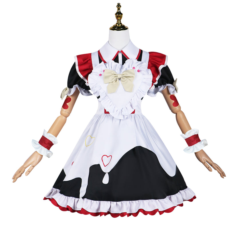 Game Needy Girl Overdose KAngel Cosplay Ame Chan Maid Dress