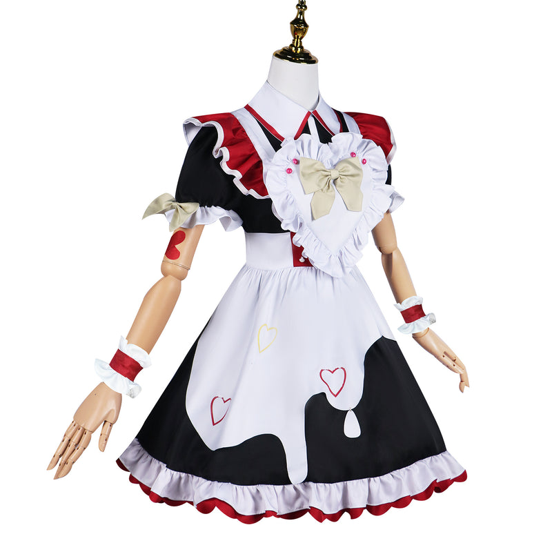 Game Needy Girl Overdose KAngel Cosplay Ame Chan Maid Dress