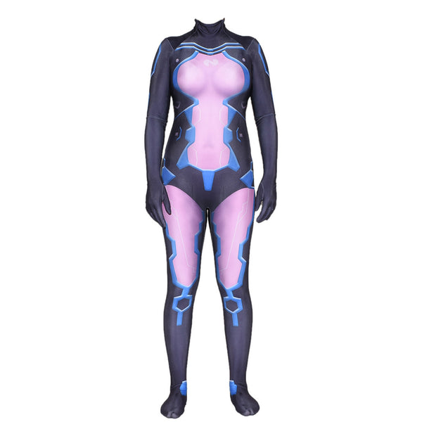 Game Neptunia U Neptunia Zipper Jumpsuit Cosplay Costume