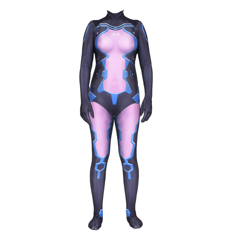 Game Neptunia U Neptunia Zipper Jumpsuit Cosplay Costume