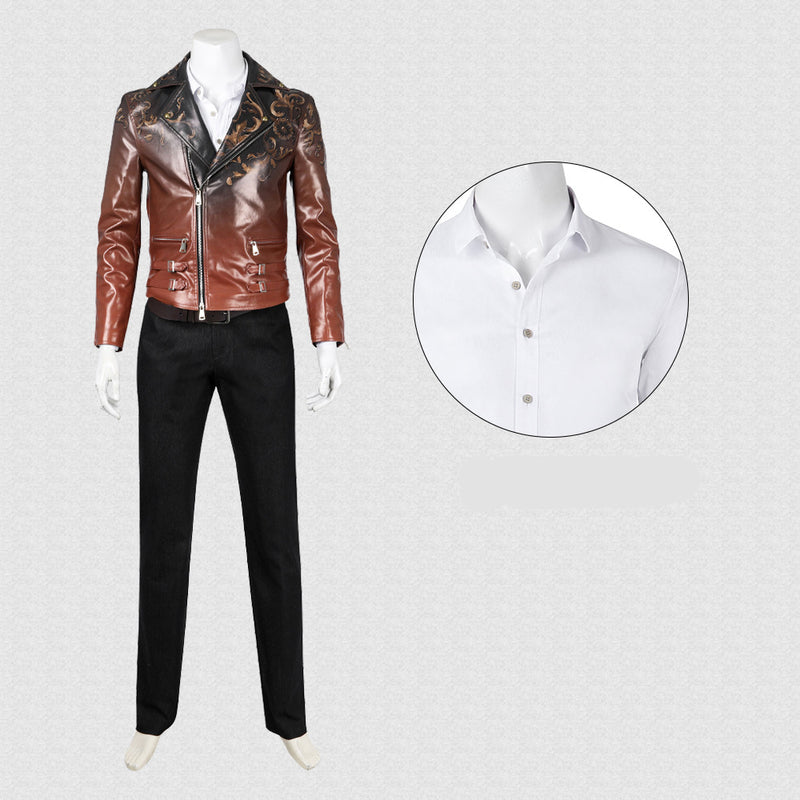 Game Resident Evil Luis Sera Cosplay Costume Jacket Pants Uniform