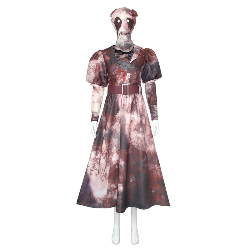 Game Silent Hill Butcher Ghost Cosplay Costume Women Dress Mask