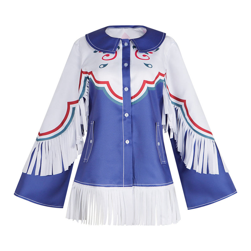 Game Street Fighter Lily Cosplay Costume Jacket with Headwear