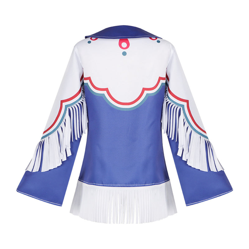 Game Street Fighter Lily Cosplay Costume Jacket with Headwear