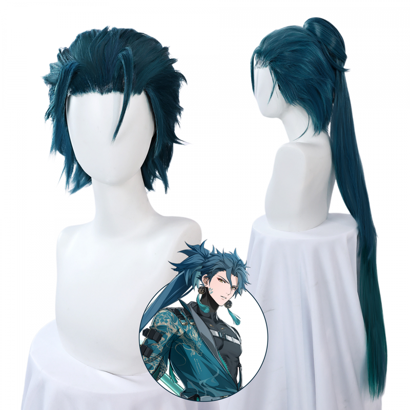 Game Wuthering Waves Jiyan Cosplay Costume Dress Boots Wig