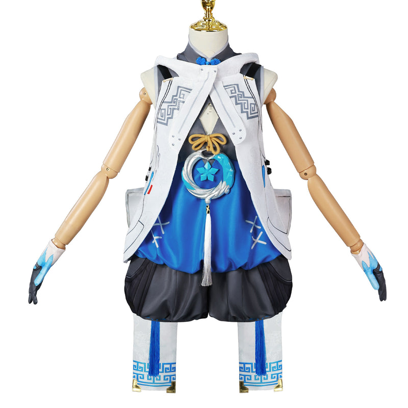 Game Wuthering Waves Youhu Cosplay Costume Dress Boots Wig