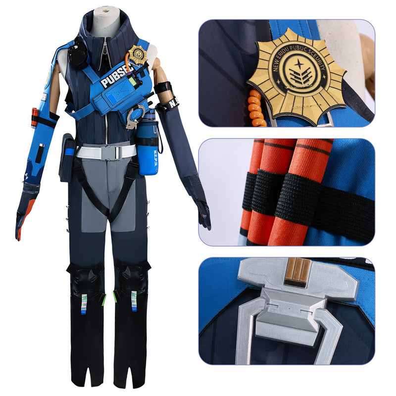 Game Zenless Zone Zero Seth Lowell Cosplay Costume Tail Shoes Wig