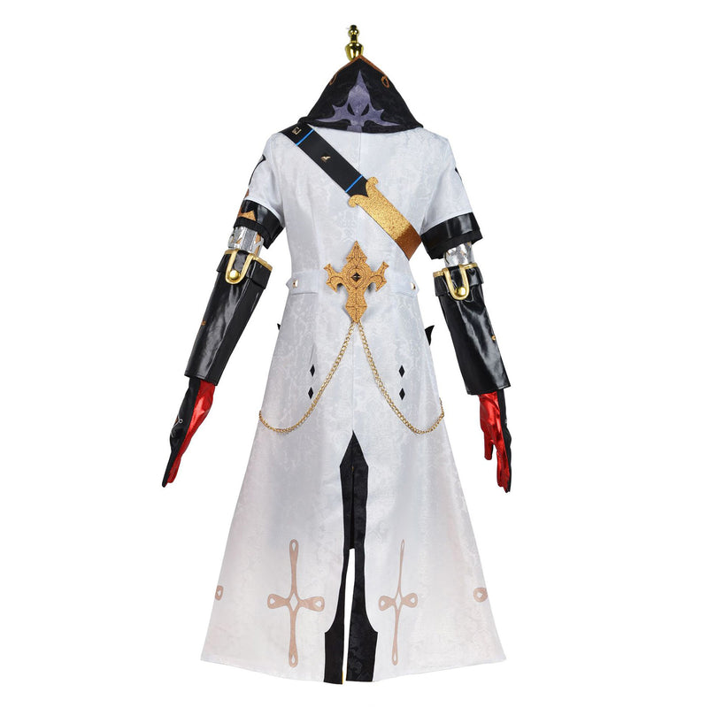 AwwwCos Game Genshin Impact Albedo Cosplay Costume Suit Jacket Trench Coat Pants Halloween Outfit Uniform