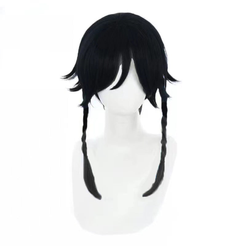 Genshin Impact Barbatos Venti Cosplay Costume Wig Halloween Outfit