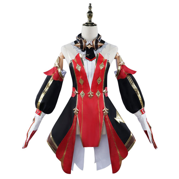 AwwwCos Genshin Impact Chevreuse Cosplay Costume Fontaine Captain of Special Patrol Carnival Party Clothes