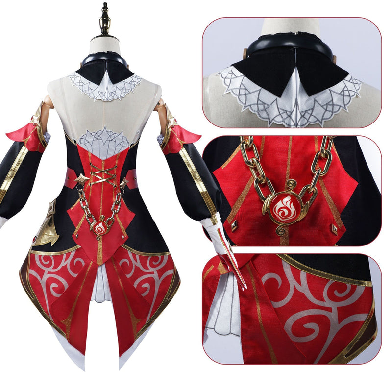 AwwwCos Genshin Impact Chevreuse Cosplay Costume Fontaine Captain of Special Patrol Carnival Party Clothes