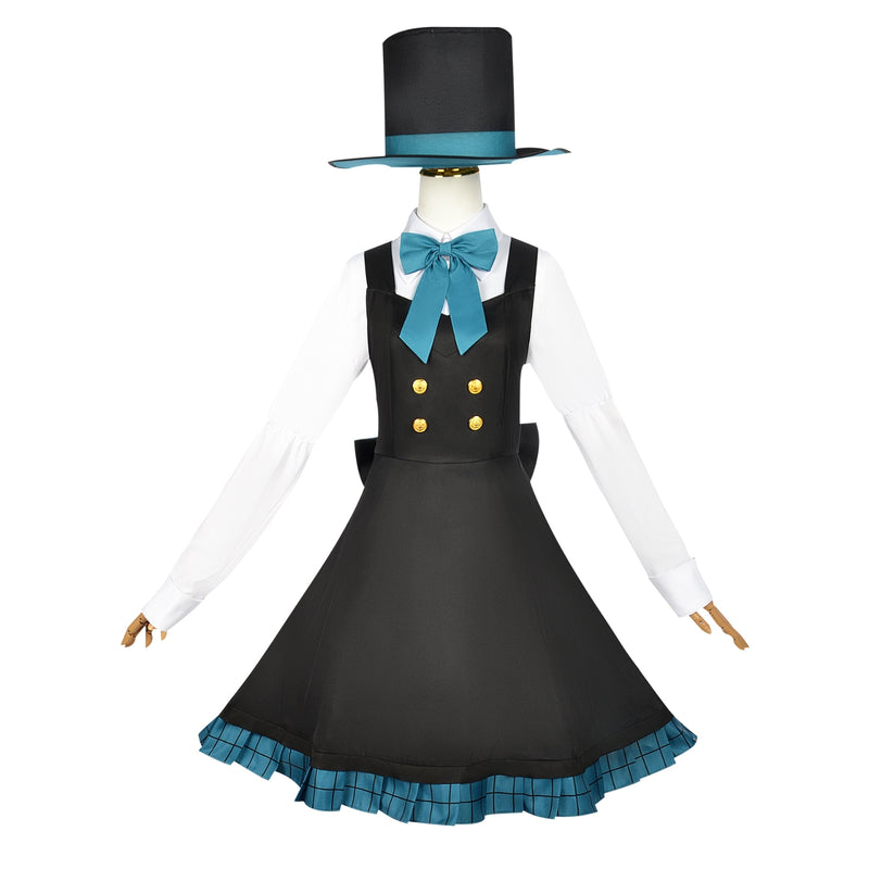 Genshin Impact Childhood Lyney Lynette Halloween Fontaine Twins Magician Outfit