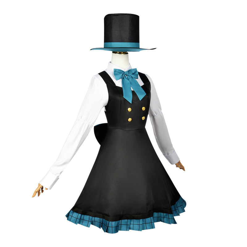 Genshin Impact Childhood Lyney Lynette Halloween Fontaine Twins Magician Outfit