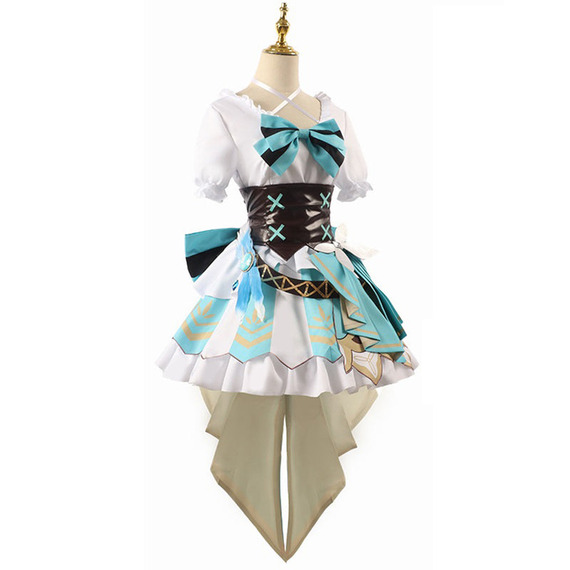 Genshin Impact Fanart Barbatos Cosplay Costume Fengshen Concert Gorgeous Cocktail Suit Outfit