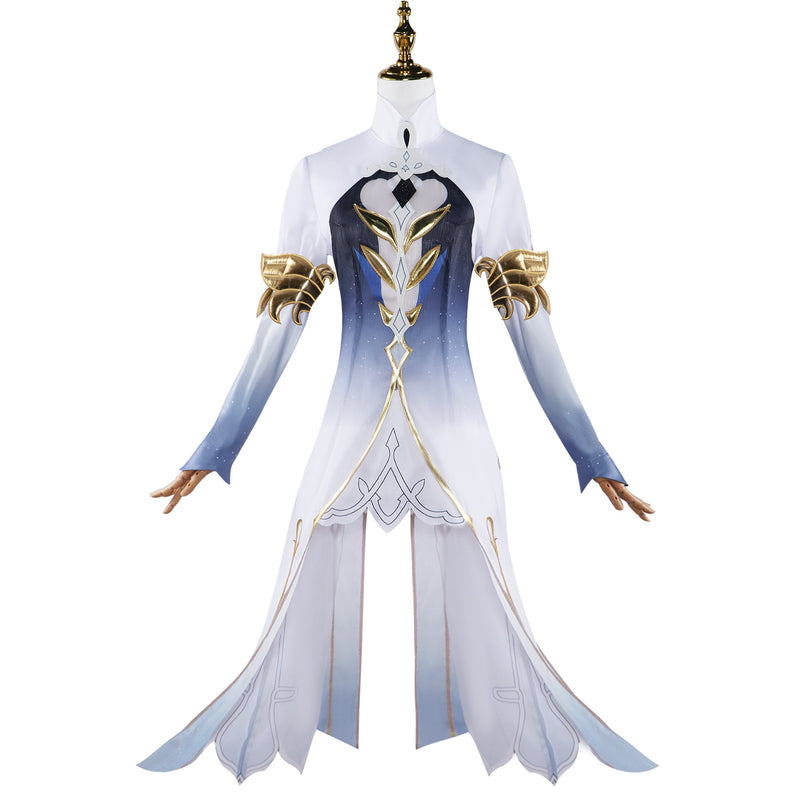 Genshin Impact Fontaine Focalors Furina Cosplay Costume Uniform Carnival Party God Costume