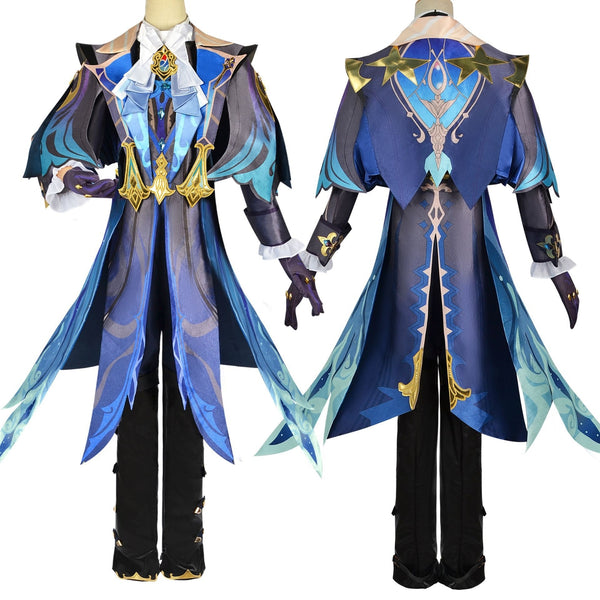 AwwwCos Genshin Impact Fontaine Neuvillette Cosplay Costume Judge Cosplay Uniform