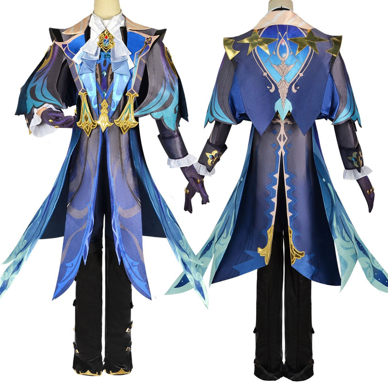 AwwwCos Genshin Impact Fontaine Neuvillette Cosplay Costume Judge Cosplay Uniform