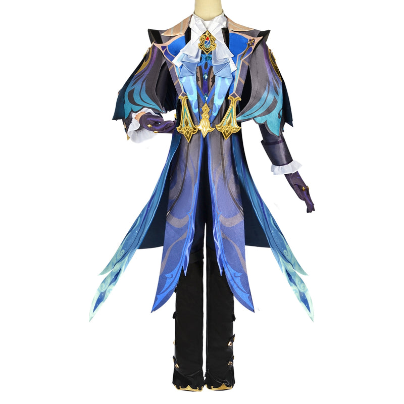 AwwwCos Genshin Impact Fontaine Neuvillette Cosplay Costume Judge Cosplay Uniform