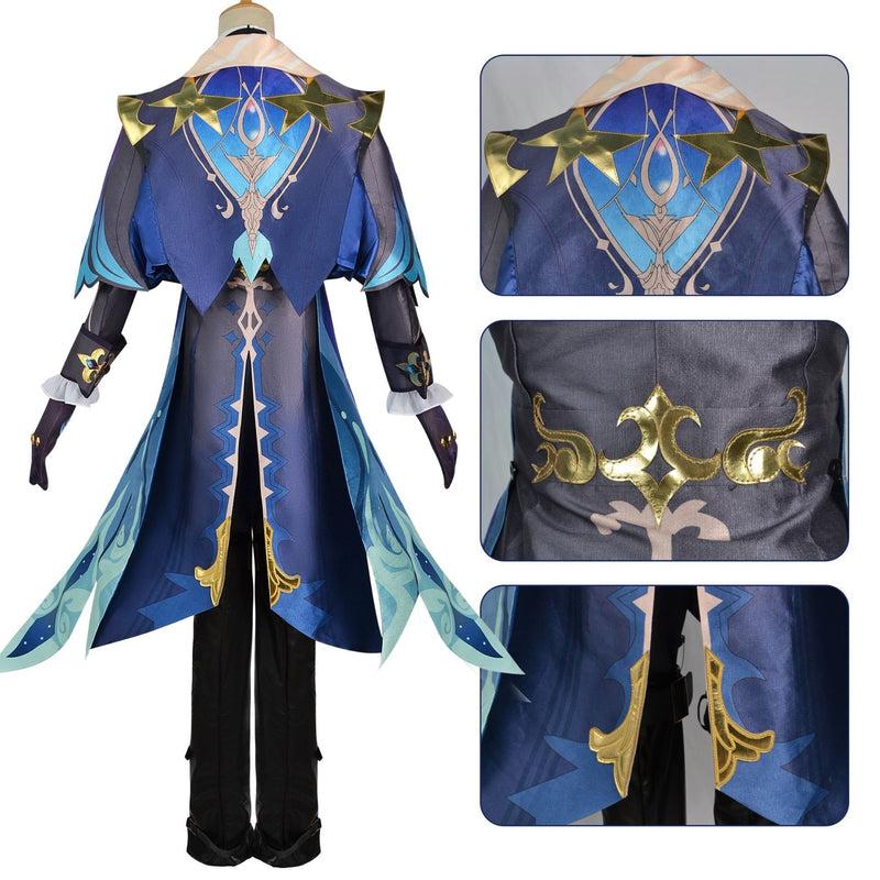 AwwwCos Genshin Impact Fontaine Neuvillette Cosplay Costume Judge Cosplay Uniform