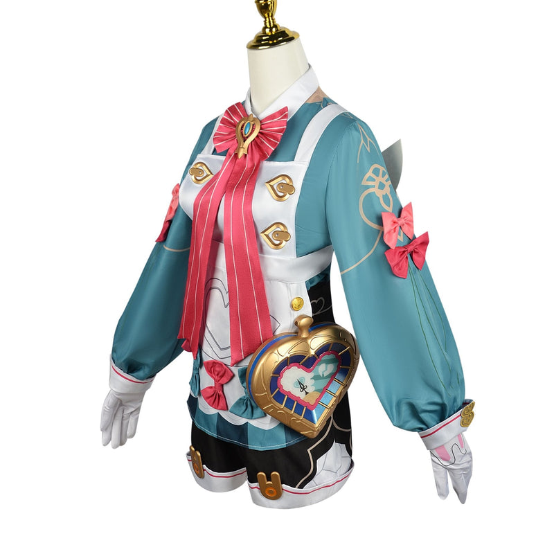 AwwwCos Genshin Impact Fontaine Sigewinne Cosplay Costume Dress Suit Halloween Carnival Outfit