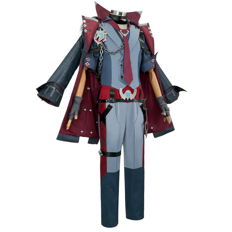 Genshin Impact Fontaine Wriothesley Cosplay Costume Warden Uniforms Carnival Outfit