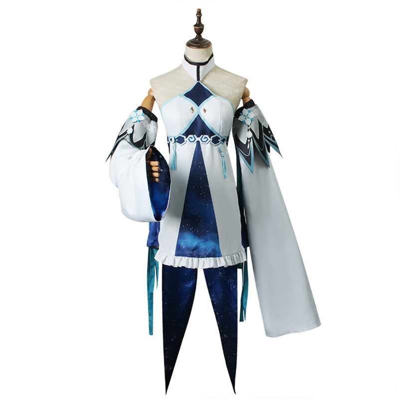 AwwwCos Genshin Impact Haagentus Cosplay Costume Dress Suit Robe Halloween Carnival Outfit Uniform Clothes for Women