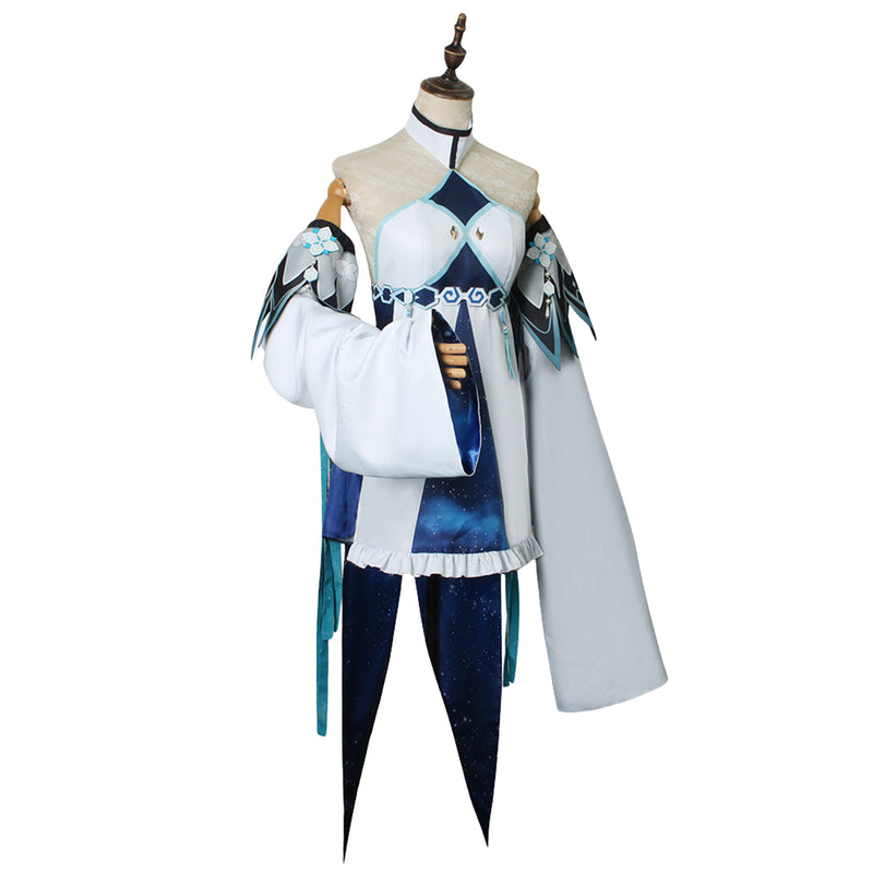 AwwwCos Genshin Impact Haagentus Cosplay Costume Dress Suit Robe Halloween Carnival Outfit Uniform Clothes for Women