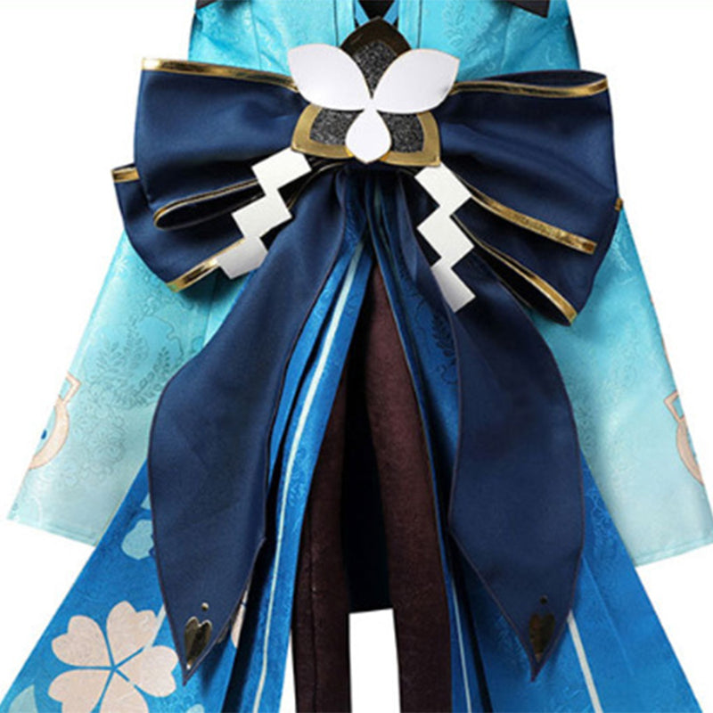 AwwwCos Genshin Impact Kirara Cosplay Costume Halloween Uniform Outfit Women Dress Suit with Cat Ear Tail Accessories