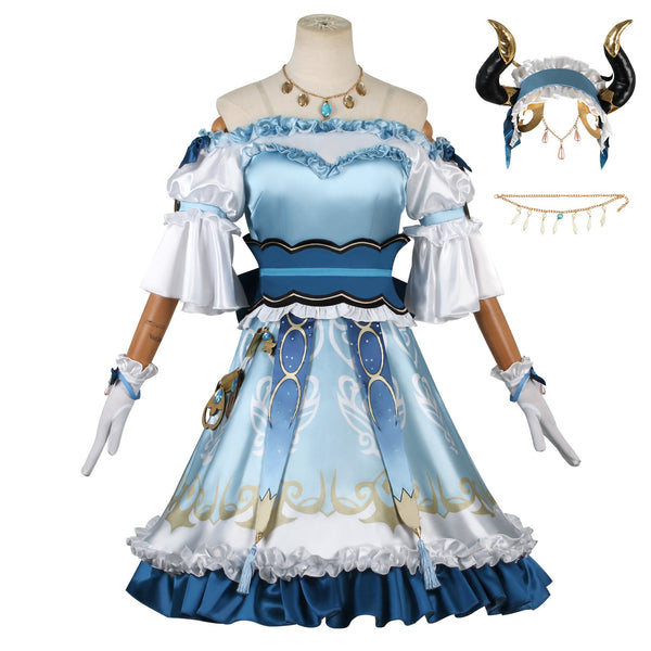 Genshin Impact Nilou Halloween Cosplay Costume Lolita Dress Outfit Uniform