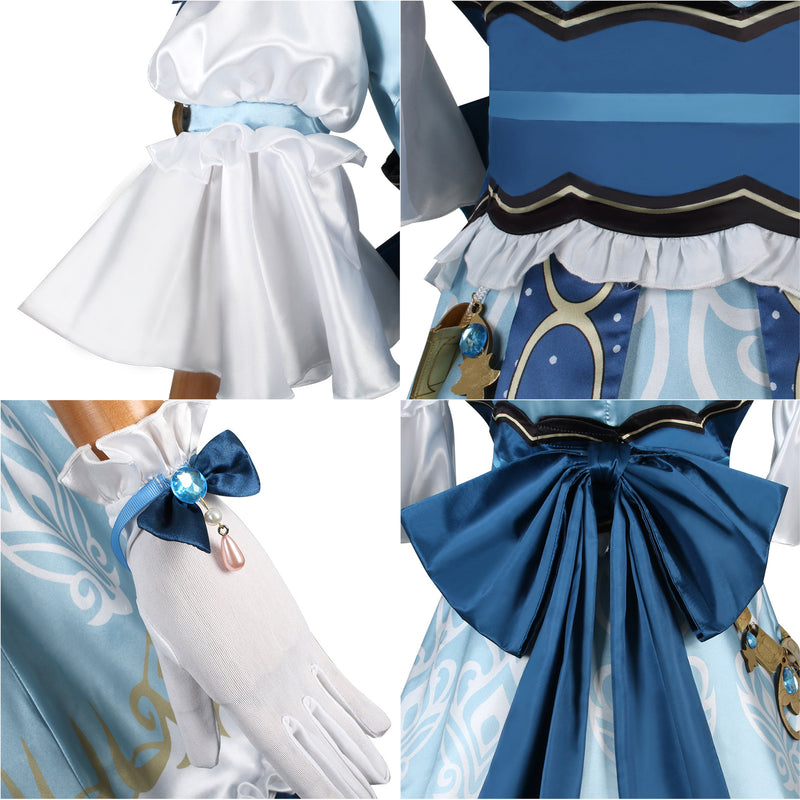 Genshin Impact Nilou Halloween Cosplay Costume Lolita Dress Outfit Uniform