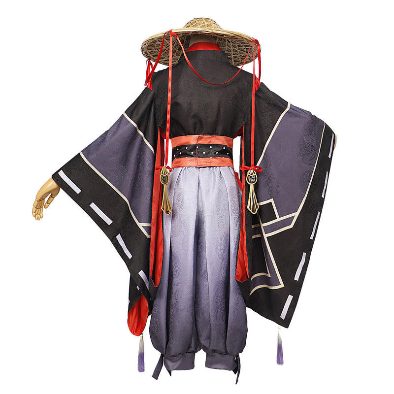 AwwwCos Genshin Impact Scaramouche Balladeer Wanderer Cosplay Costume Accessories Halloween Role Play Outfit