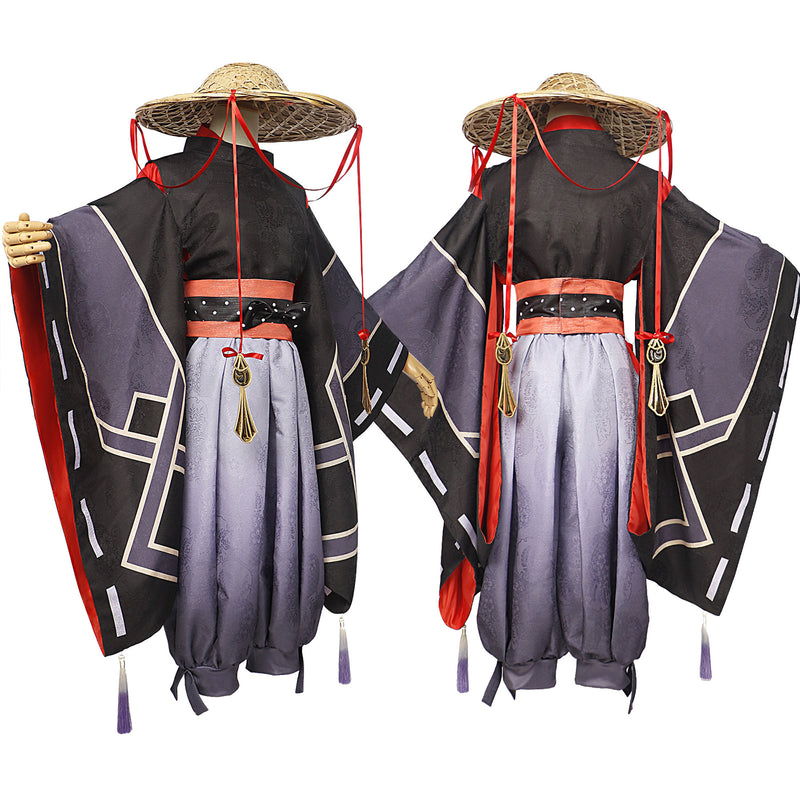 AwwwCos Genshin Impact Scaramouche Balladeer Wanderer Cosplay Costume Accessories Halloween Role Play Outfit