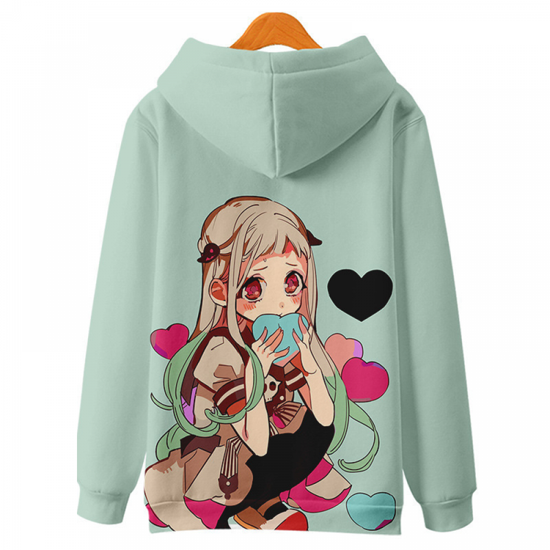 Hanako Kun Cosplay Costume Hoodie Printed Yugi Amane Hooded Fleece Sweater