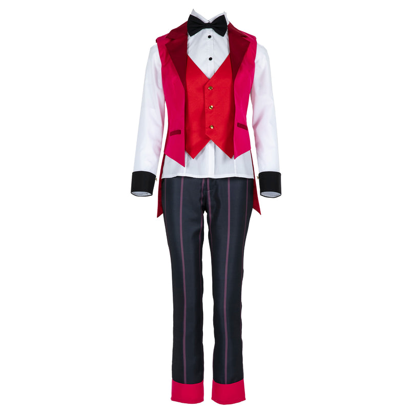 AwwwCos Hazbin Hotel Elizabeth Cosplay Costume Suit Shirt Waistcoat Pants Halloween Outfit Uniform