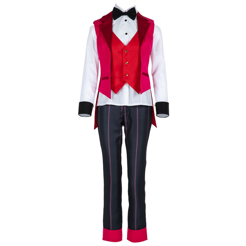 AwwwCos Hazbin Hotel Elizabeth Cosplay Costume Suit Shirt Waistcoat Pants Halloween Outfit Uniform