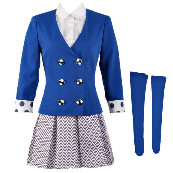 Heathers The Musical Rock Chandler Veronica Sawyer McNamara Duke Stage Uniform Dress Women Outfit Heather School