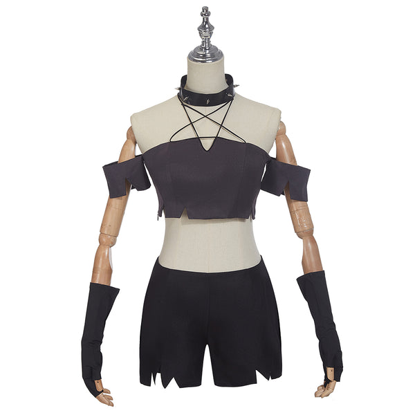 Anime Helluva Boss Loona Cosplay Costume Tops Shorts Halloween Cosplay Outfits Uniform Suit