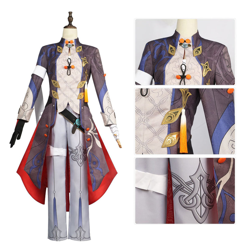 AwwwCos Honkai Star Rail Blade Cosplay Costume Men's Suit Jacket Coat Pants Halloween Outfit Uniform Clothes