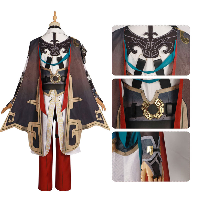 AwwwCos Honkai Star Rail Jing Yuan Cosplay Costume Wig Suit