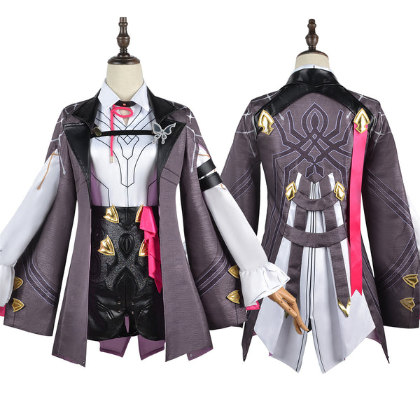 AwwwCos Honkai Star Rail Kafka Cosplay Costume Suit Coat Jacket Shirt Pants Dress Halloween Outfit for Women