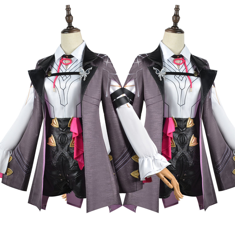 AwwwCos Honkai Star Rail Kafka Cosplay Costume Suit Coat Jacket Shirt Pants Dress Halloween Outfit for Women