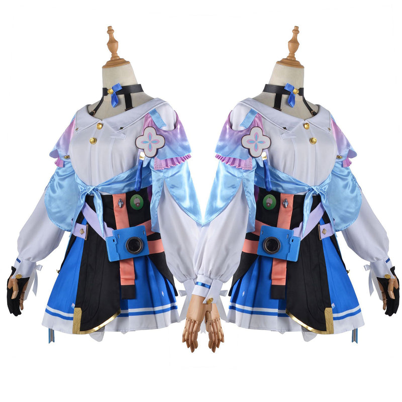 AwwwCos Honkai Star Rail March 7th Cosplay Costume Suit Dress Shirt Skirt Clothes Halloween Outfit Uniform for Women