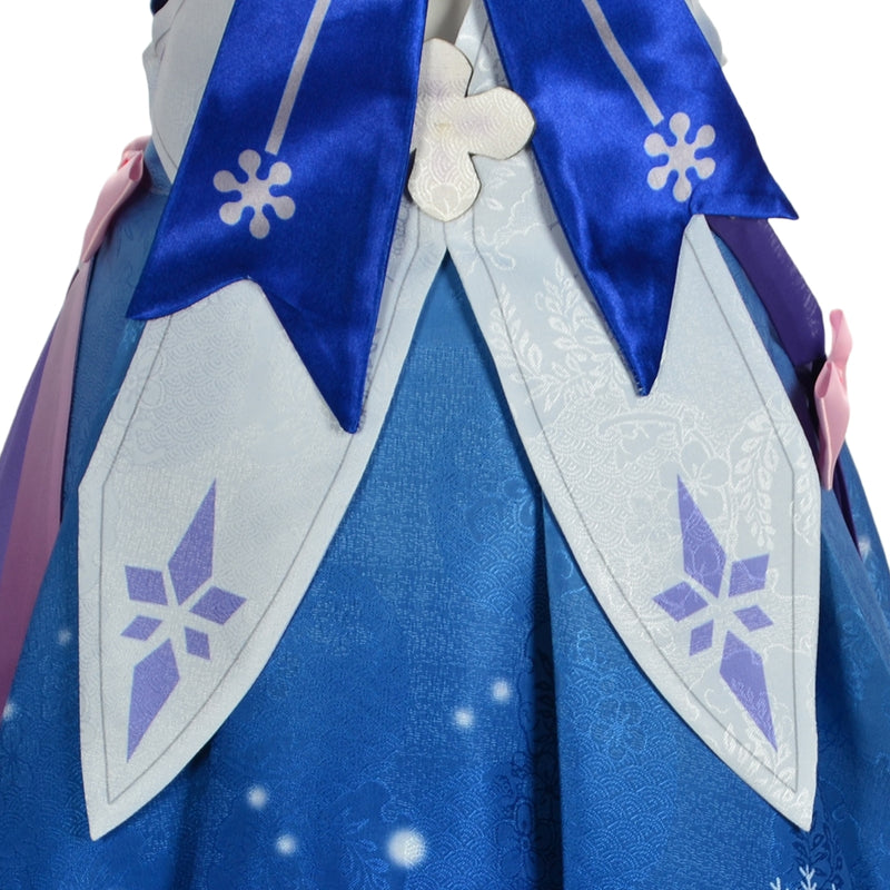 AwwwCos Honkai Star Rail March 7th Dress Cosplay Costume Women Girls Dress Halloween Outfit Uniform