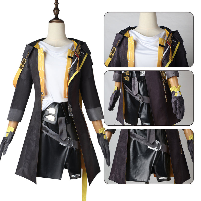 AwwwCos Honkai Star Rail Trailblazer Cosplay Costume Suit Jacket Coat Shirt Pants Halloween Outfit Uniform for Women Men